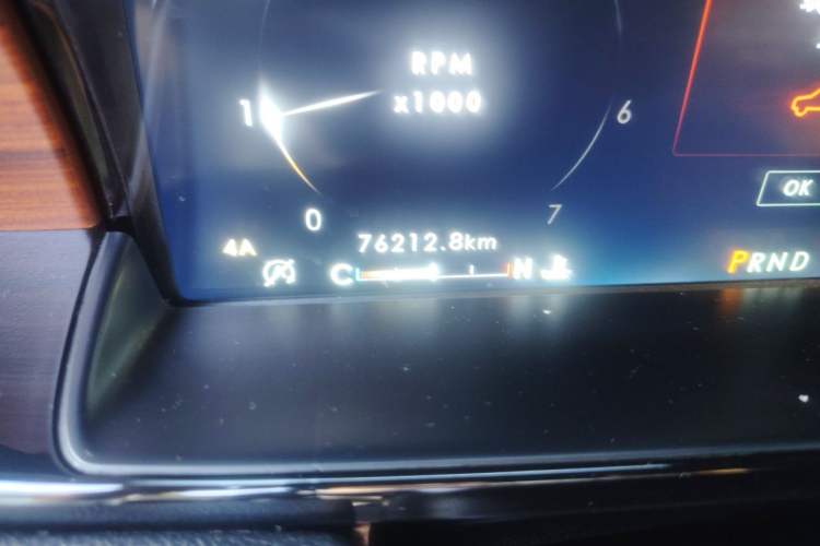 Used Lincoln Navigator 2018 3.5T Prestige Version China V Emission Standard Odometer Close Up