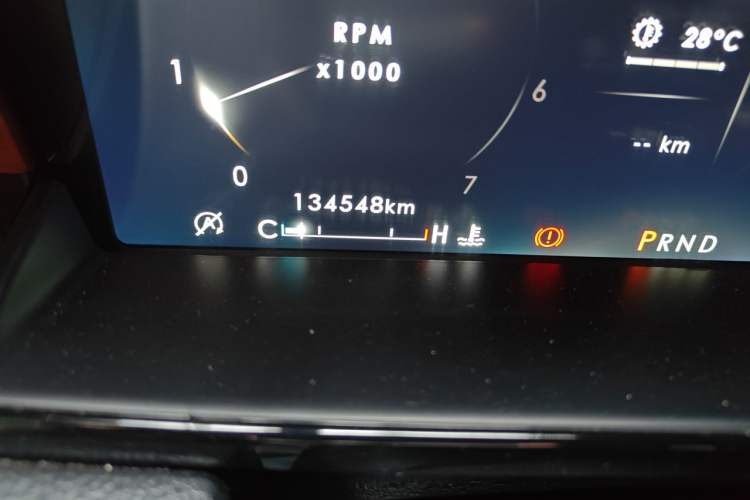 Used Lincoln Navigator 2018 3.5T Prestige Version China V Emission Standard Odometer Close Up