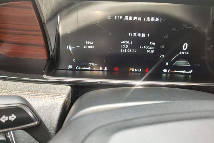 Used Lincoln Navigator 2019 3.5T Prestige Version China VI Standard Odometer Close Up