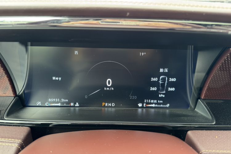 Used Lincoln Navigator 2020 3.5T Presidential Series Odometer Close Up