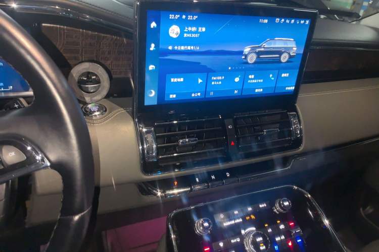 Used Lincoln Navigator 2022 3.5T Presidential Edition Audio And AC Panel