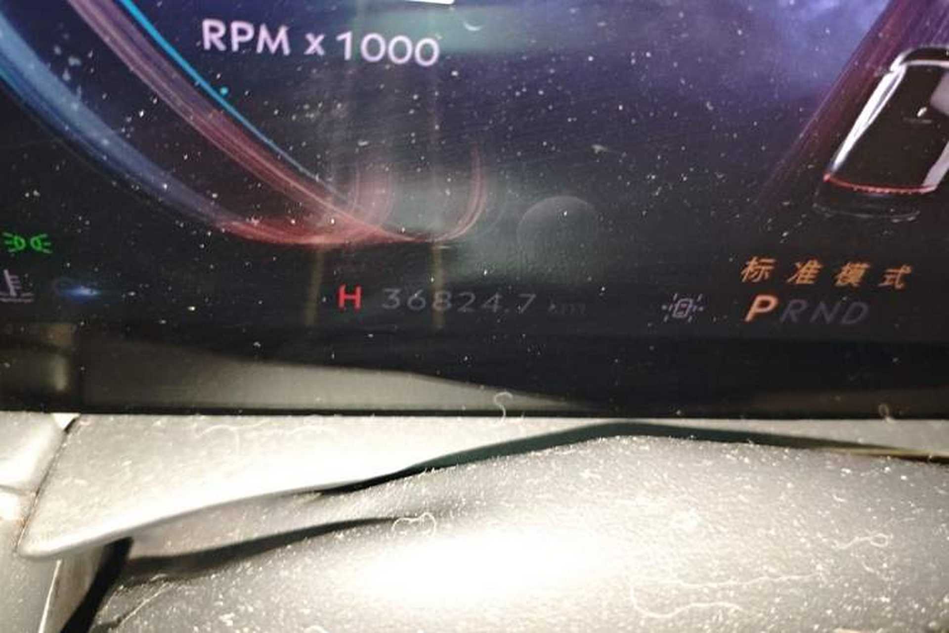 Used Lincoln Z 2022 iXiang Deluxe Edition Odometer Close Up