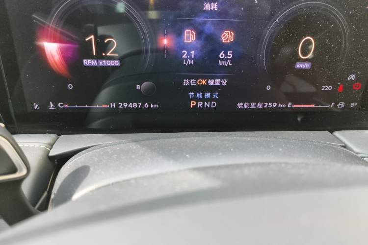 Used Lincoln Z 2022 iKoo Luxury Edition Odometer Close Up
