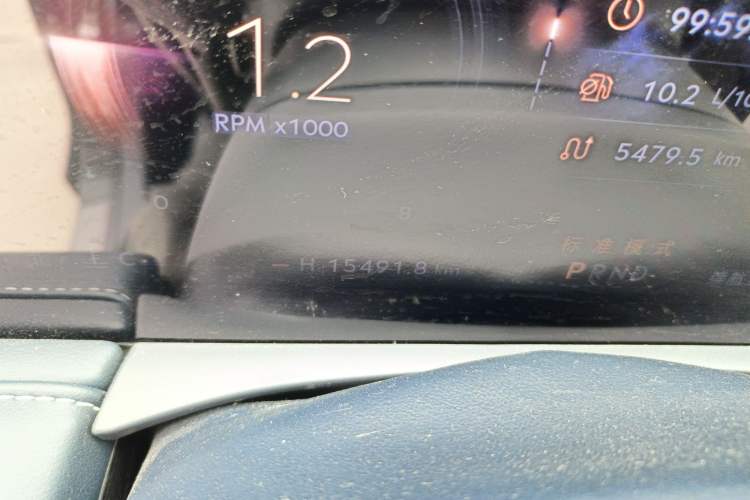 Used Lincoln Z 2022 iKoo Luxury Edition Odometer Close Up