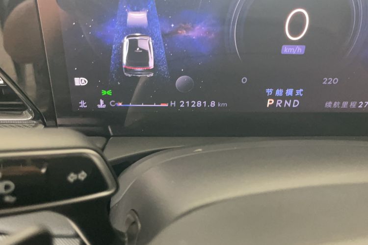 Used Lincoln Z 2022 Revised Version II i-Enjoy Premium Edition Odometer Close Up