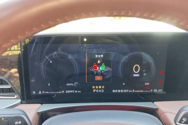 Used Lincoln Z 2024 2.0T Two-Wheel Drive Luxury Hybrid Version Instrument Cluster
