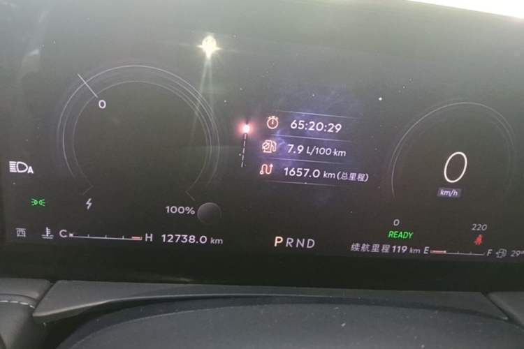 Used Lincoln Z 2024 2.0T Two-Wheel Drive Luxury Hybrid Version Instrument Cluster
