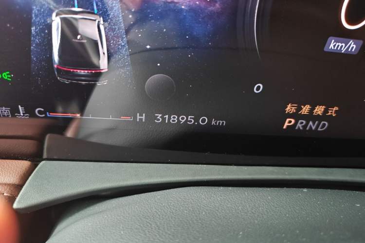 Used Lincoln Z 2024 2.0T Two-Wheel Drive Luxury Hybrid Version Odometer Close Up