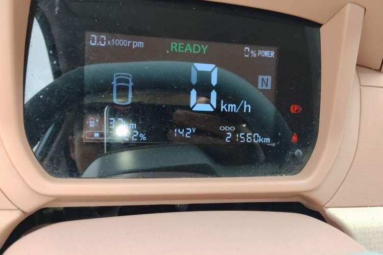 Used LINGBOX 2022 Li Qingzhao Pro Edition 14.08 kWh Odometer Close Up