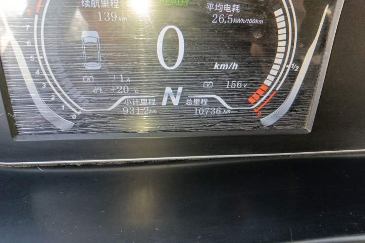 Used LinkTour E Tour 2017 Standard Model Odometer Close Up