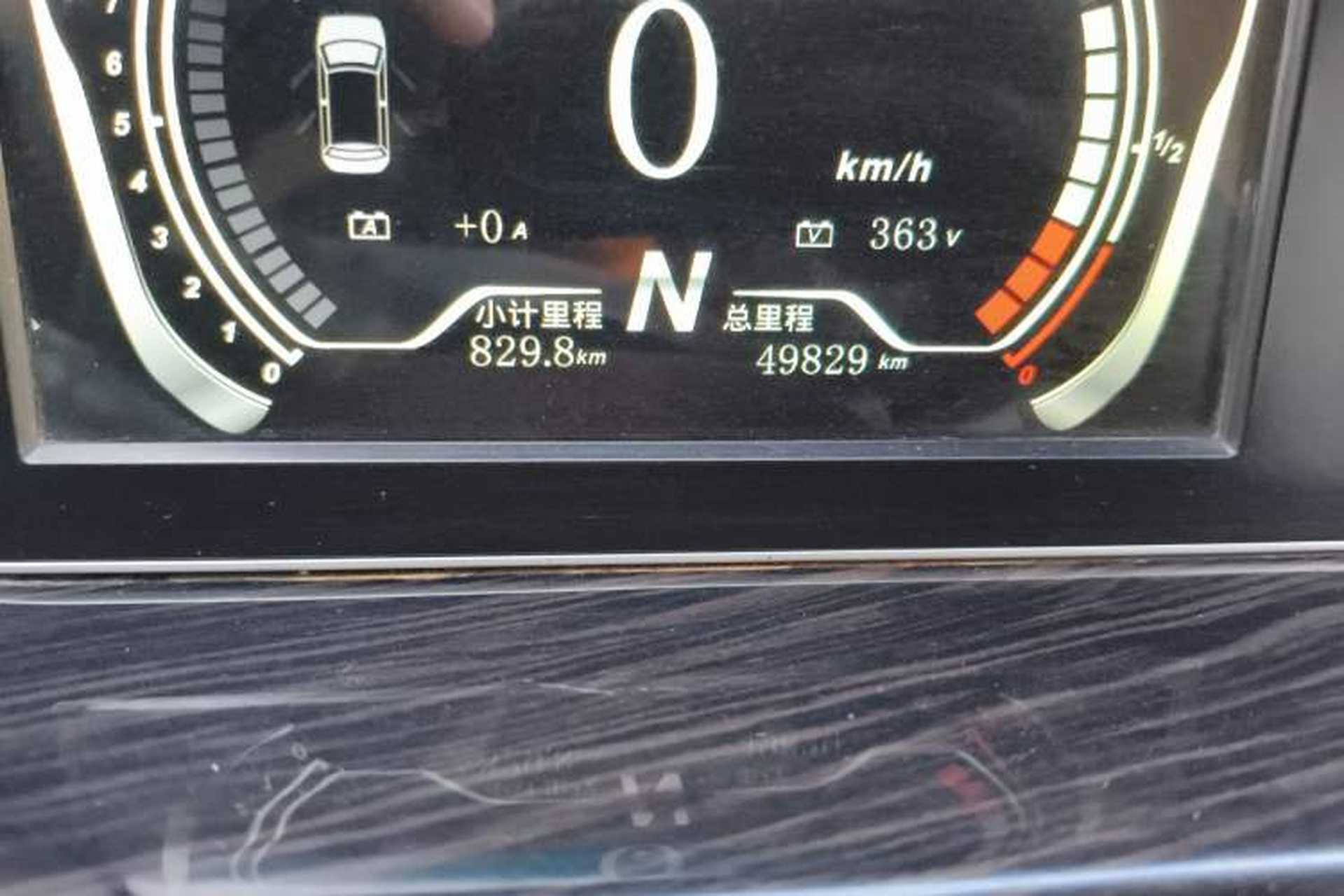 Used LinkTour E Tour 2018 Comfort Model Odometer Close Up