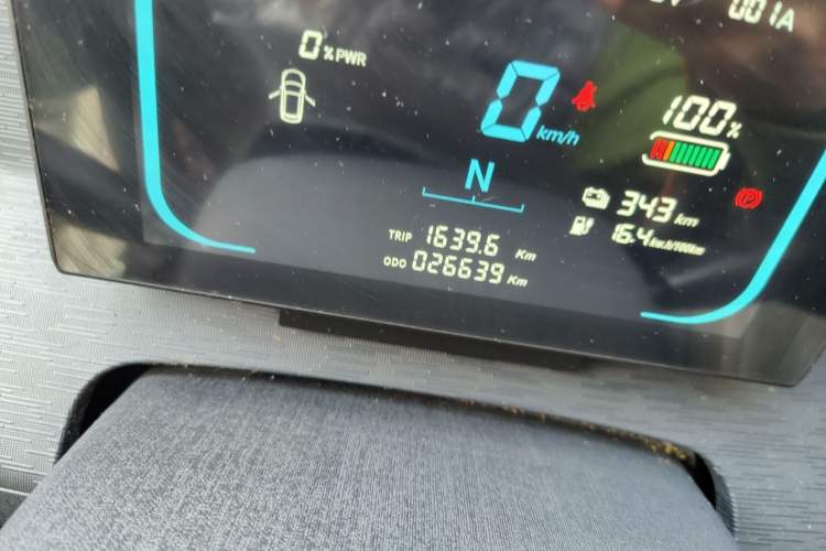 Used Linxys Huangjincang 2025 PULS Cargo Edition Deluxe First-Class Cabin Odometer Close Up