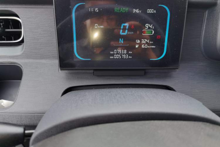Used Linxys Huangjincang 2024 Economy Version First Class Cabin Odometer Close Up