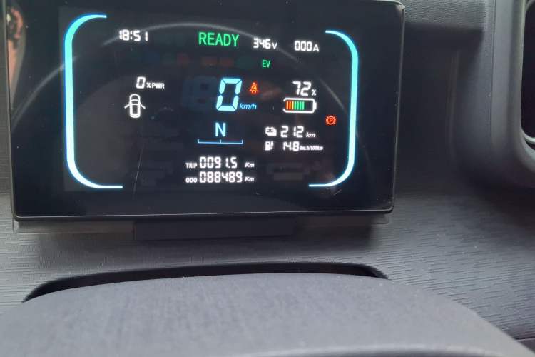 Used Linxys Huangjincang 2024 Economy Version First Class Cabin Odometer Close Up