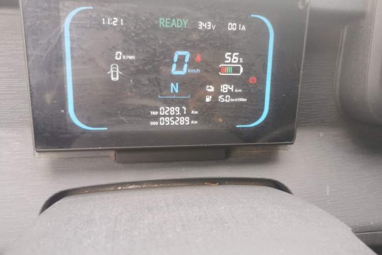 Used Linxys Huangjincang 2024 Economy Version First Class Cabin Odometer Close Up