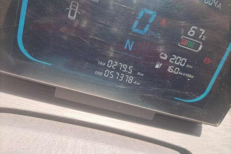 Used Linxys Huangjincang 2024 Economy Version First Class Cabin Odometer Close Up