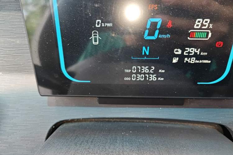 Used Linxys Huangjincang 2024 Economy Version First Class Cabin Odometer Close Up