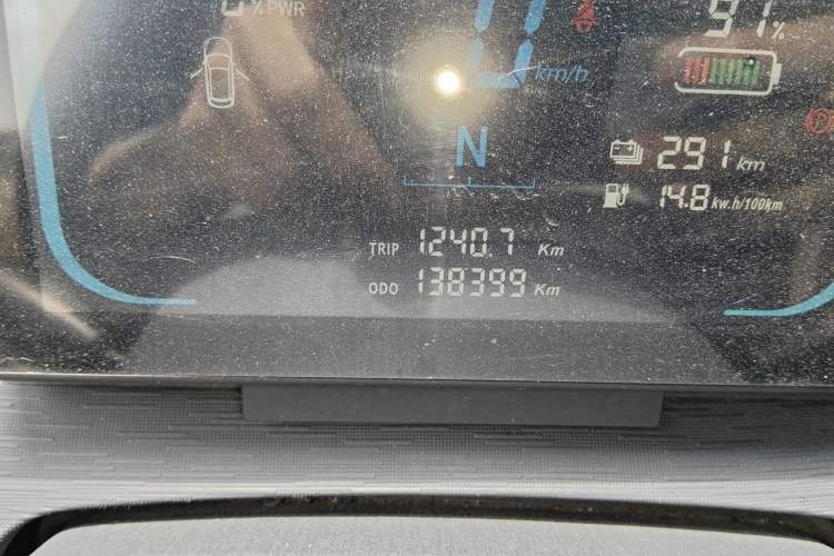 Used Linxys Huangjincang 2024 Economy Version First Class Cabin Odometer Close Up