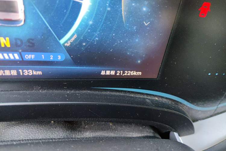 Used LITE 2017 Gravity Edition Odometer Close Up