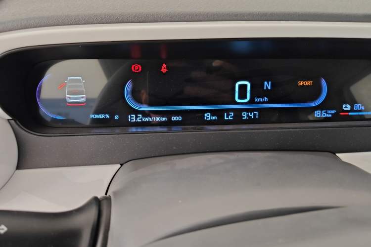 Used Livan Blue Balloon 2025 Model Dynamic Version Odometer Close Up