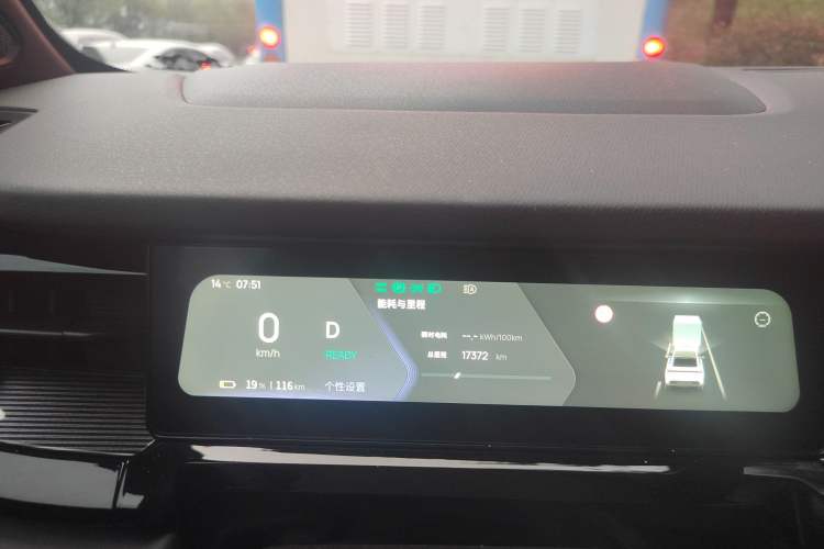Used Livan 7 2023 450km Chiyue Odometer Close Up