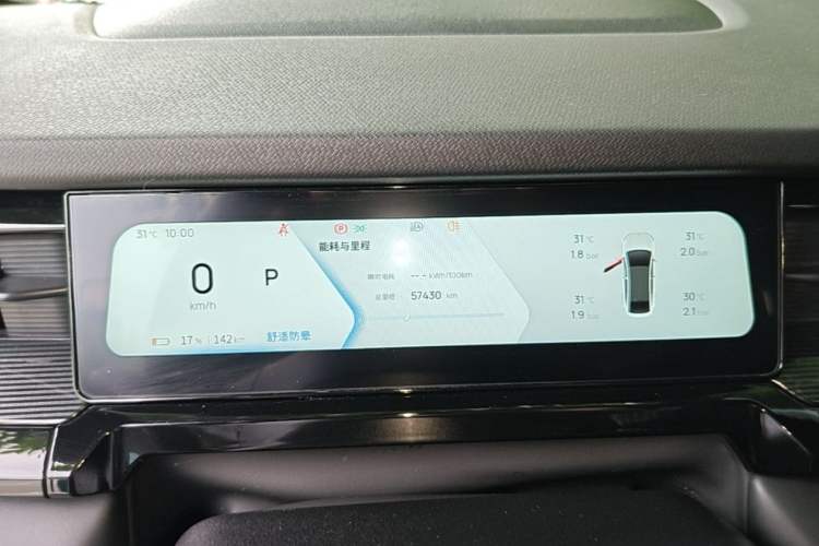 Used Livan 7 2023 605 km ZHU FENG Odometer Close Up