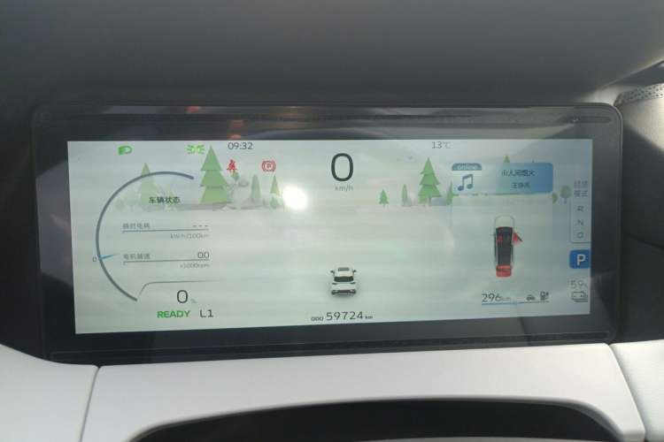 Used Livan 9 2023 470 km Leading Edition Odometer Close Up
