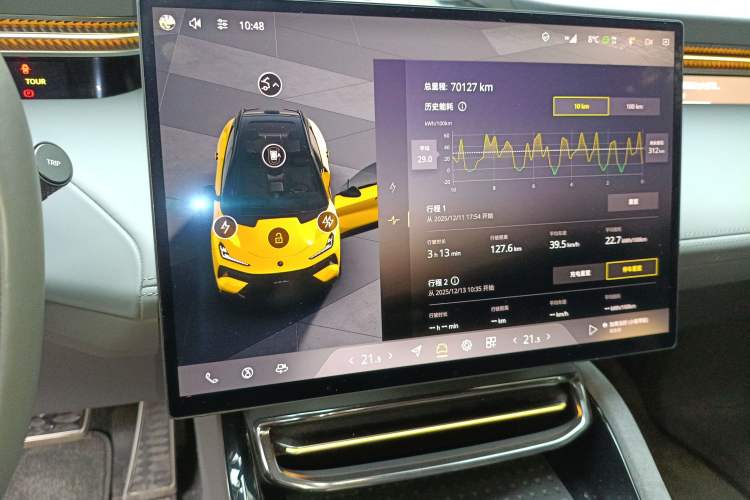 Used Lotus ELETRE 2023 ELETRE S+ Odometer Close Up