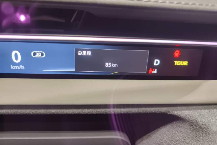 Used Lotus EMEYA 2025 600 Touring Edition Odometer Close Up