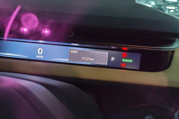 Used Lotus EMEYA 2024 EMEYA S+ Odometer Close Up