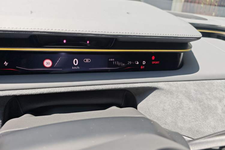 Used Lotus EMEYA 2024 EMEYA R+ Odometer Close Up