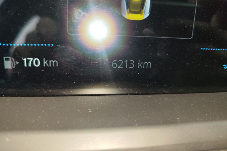 Used Lotus EMIRA 2021 2.0T DCT First Edition Odometer Close Up