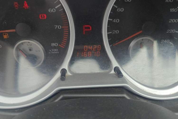 Used Lotus L3 2010 Sedan 1.6L Automatic Elite Model Odometer Close Up