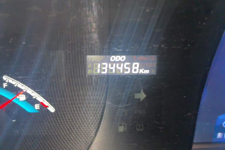 Used Luxgen Great 7 MPV 2016 2.0T Comfort Edition Odometer Close Up