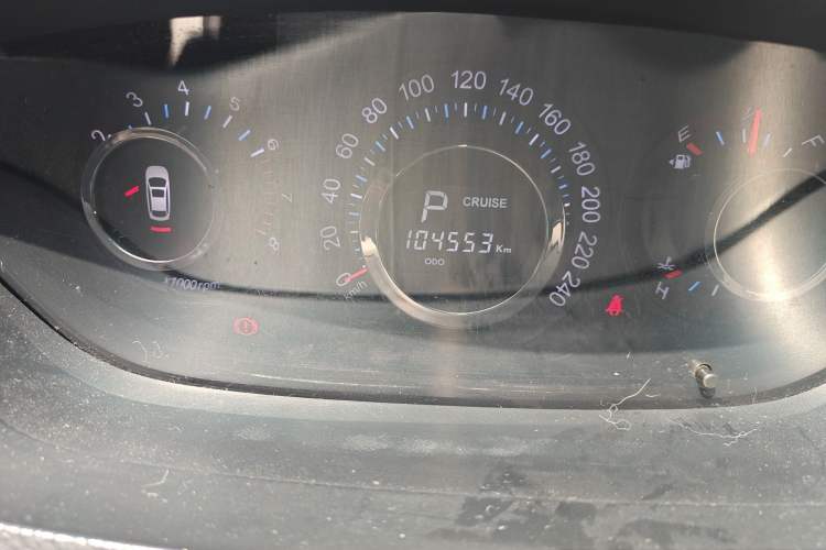 Used Luxgen Great 7 SUV 2011 2.2T Two-Wheel Drive Smart Version Odometer Close Up