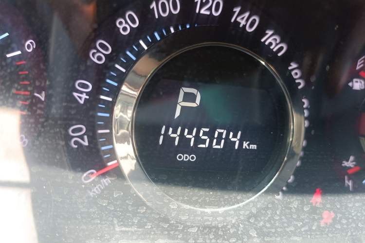 Used Luxgen Great 7 SUV 2011 2.2T Four-Wheel-Drive Flagship Edition Odometer Close Up