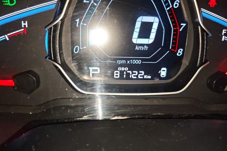 Used Luxgen U5 SUV 2017 1.6L CVT Prestige Edition Odometer Close Up