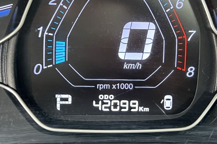 Used Luxgen U5 SUV 2017 1.6L CVT Jazz Edition Odometer Close Up