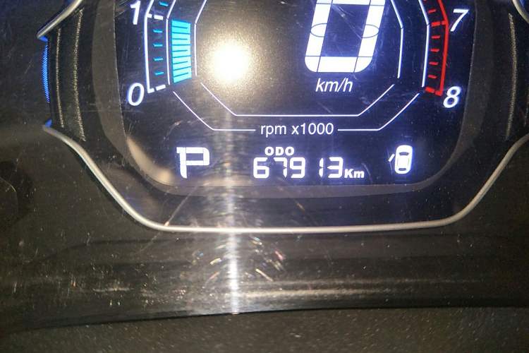 Used Luxgen U5 SUV 2017 1.6L CVT Knight Edition Odometer Close Up