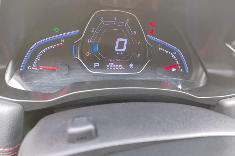 Used Luxgen U5 SUV 2017 1.6L CVT Knight Edition Odometer Close Up