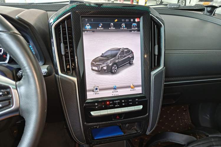 Used Luxgen U6 SUV 2017 Revised Version 1.6T Fashion Edition Audio And AC Panel