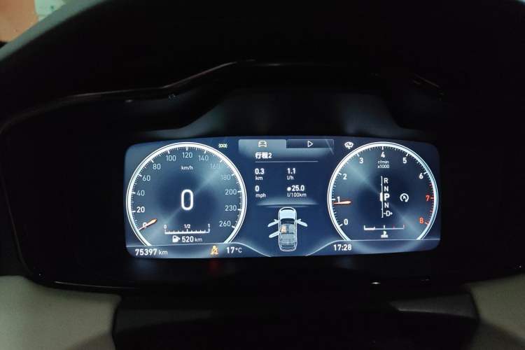 Used Lynk & Co 01 2017 2.0T Two-Wheel Drive Zhaopu Version Instrument Cluster