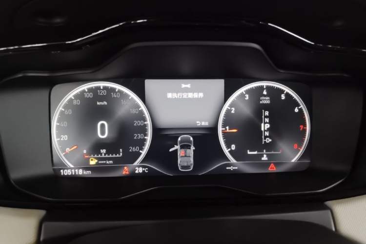 Used Lynk & Co 01 2017 2.0T Two-Wheel Drive Zhaopu Version Instrument Cluster