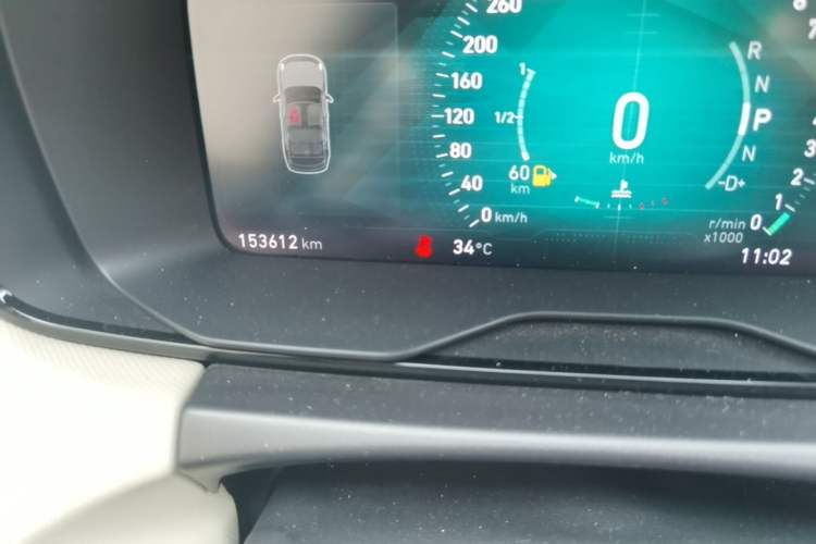 Used Lynk & Co 01 2017 2.0T Two-Wheel Drive Zhaopu Version Odometer Close Up