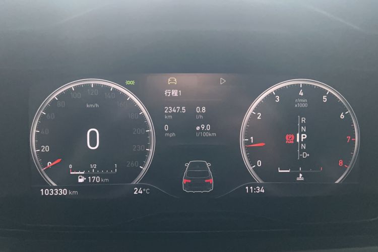 Used Lynk & Co 01 2017 2.0T Two-Wheel Drive Pro Edition Instrument Cluster