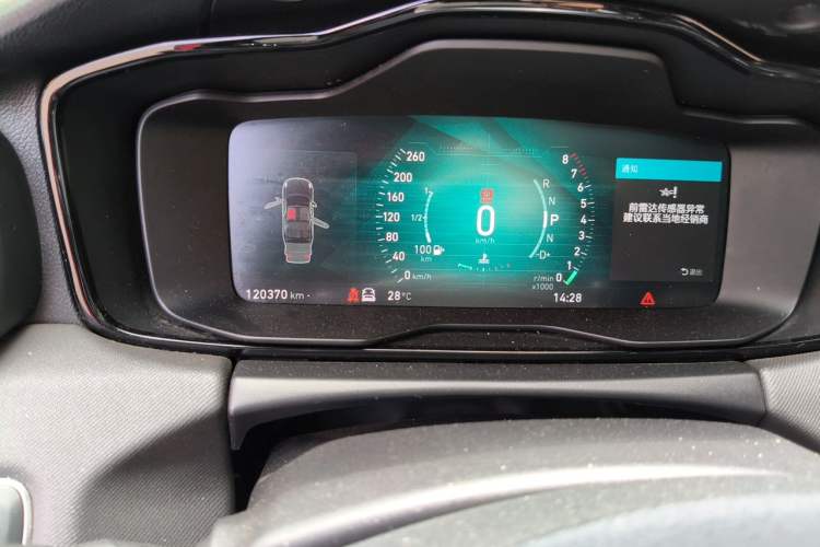 Used Lynk & Co 01 2017 2.0T Four-Wheel Drive Pro Edition Odometer Close Up