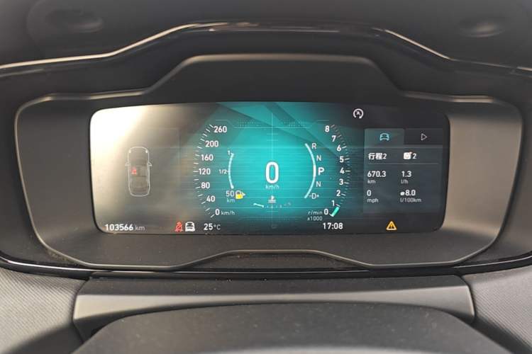 Used Lynk & Co 01 2017 2.0T Four-Wheel Drive Pro Edition Instrument Cluster