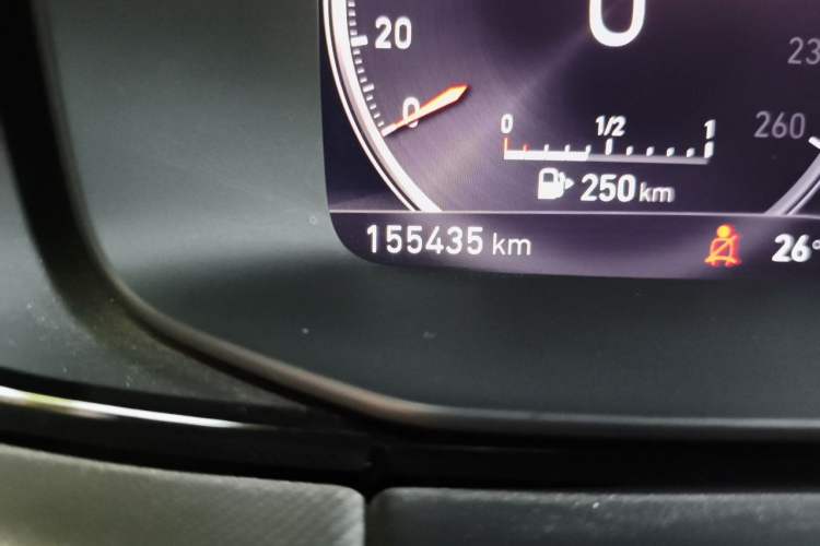 Used Lynk & Co 01 2017 2.0T Two-Wheel Drive Pro Edition Odometer Close Up