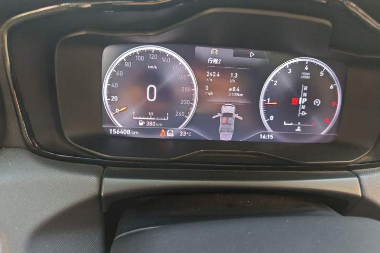 Used Lynk & Co 01 2017 2.0T Four-Wheel Drive Pro Edition Odometer Close Up