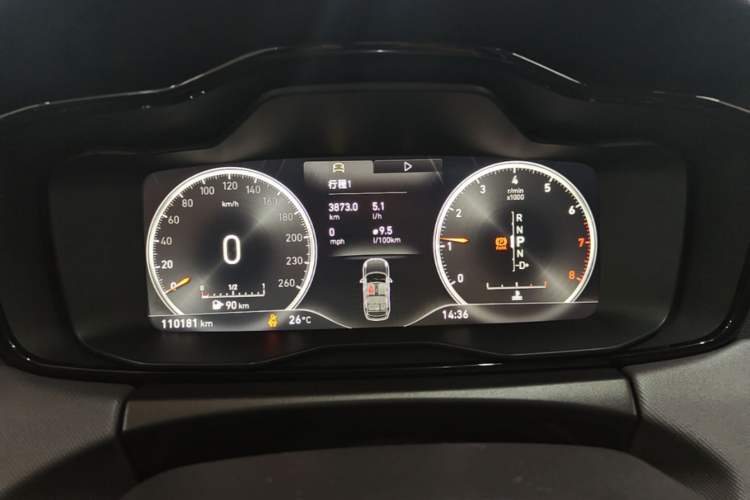 Used Lynk & Co 01 2019 2.0T Two-Wheel-Drive Pro Version China VI Standard Instrument Cluster